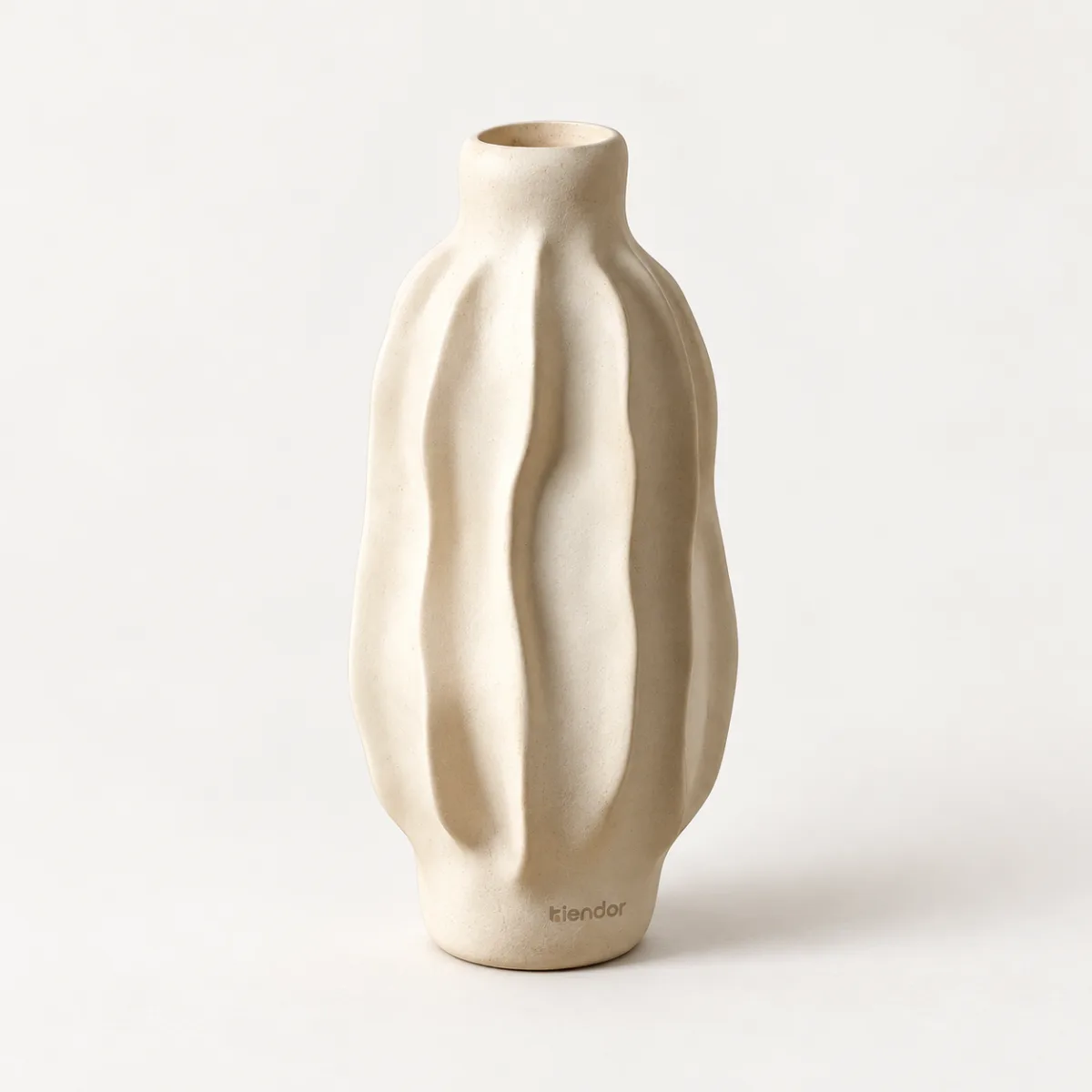 Sculptural Ceramic Candle Holder - Fleur
