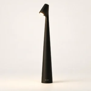Cordless Touch Table Lamp - Black, 13.8 in