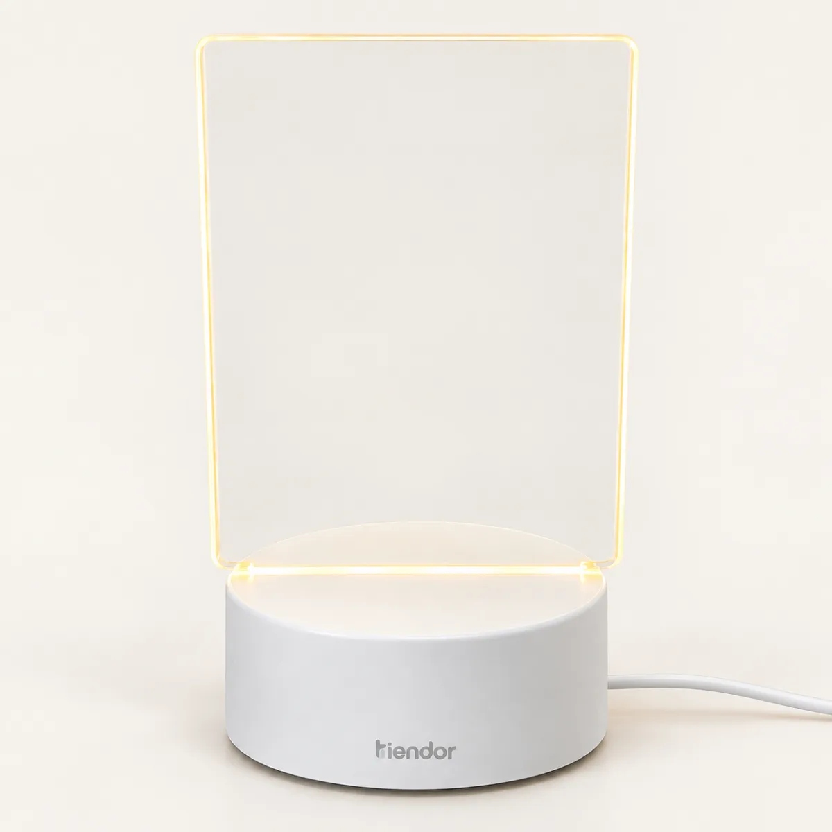 Illuminated Erasable Message Board - Blank Panel