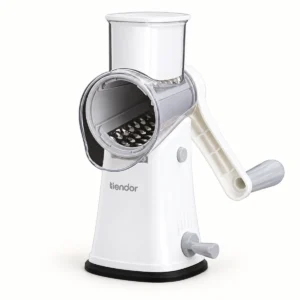 Rotary Cheese Grater with Five Interchangeable Blades