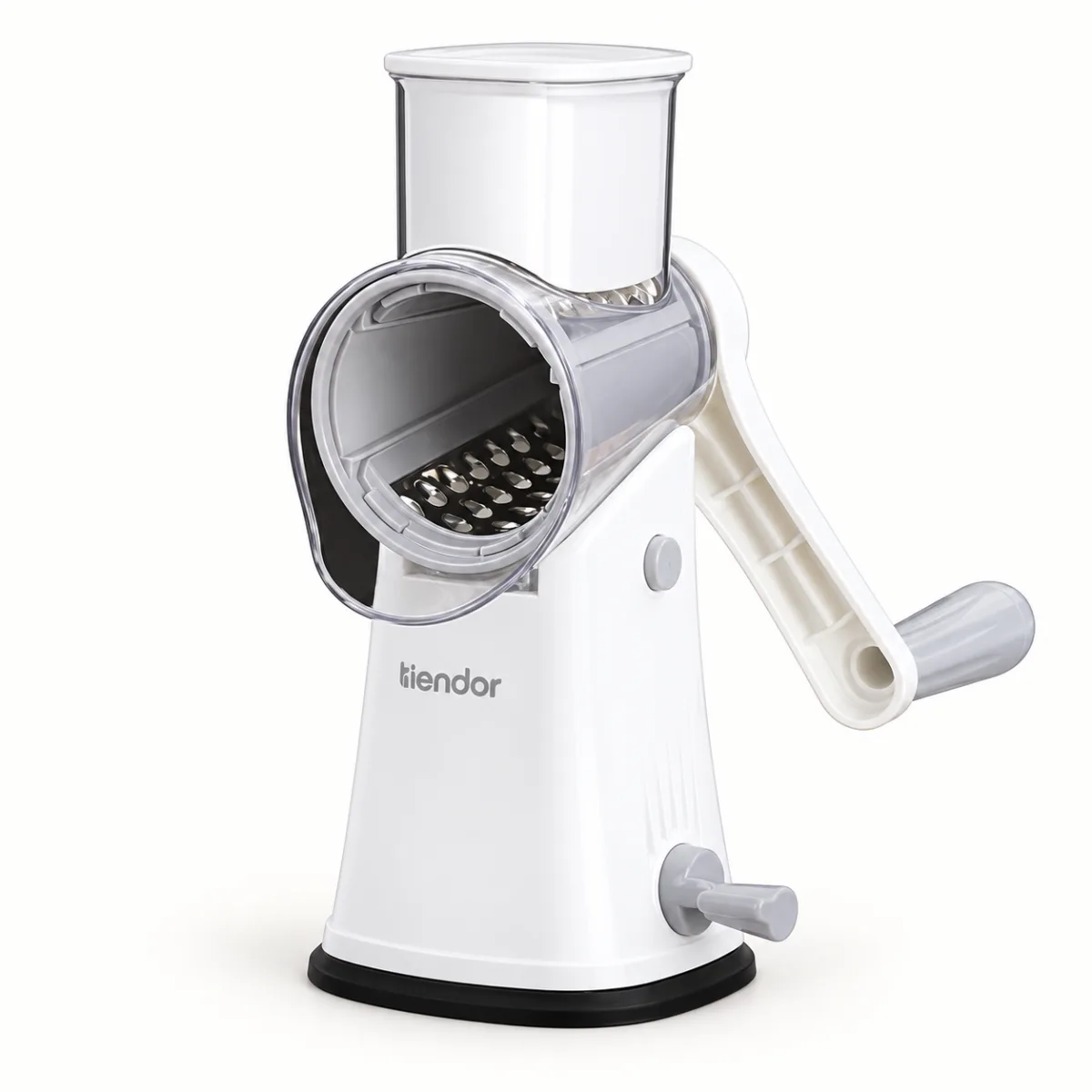Rotary Cheese Grater with Five Interchangeable Blades