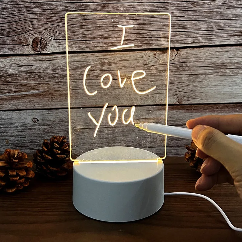 Illuminated Erasable Message Board — Blank Panel product view 1