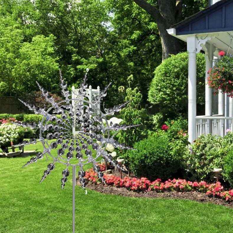 Metal Kinetic Garden Wind Spinner product view 2